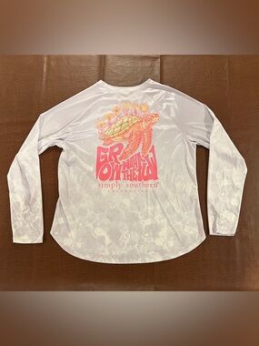 Simply Southern Women’s Rash Guard Turtle Grow With The Flow - Size XL
